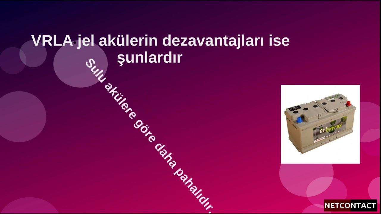VRLA jel (gel) Akü nasıl bir aküdür sulu kurşun aküye karşı avantajları ve dezavantaları nelerdir ?